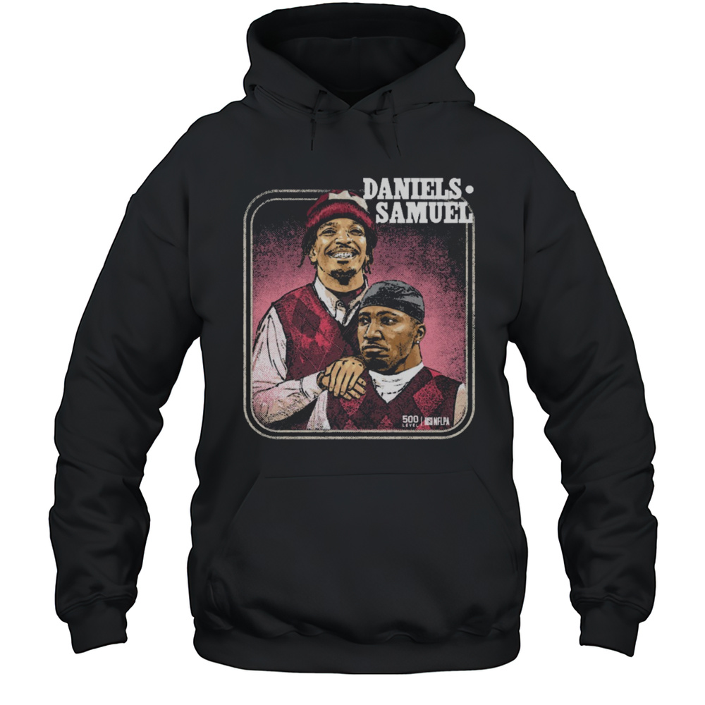 Jayden Daniels And Deebo Samuel Washington Commanders Step Brothers Vintage T-shirt Unisex Hoodie