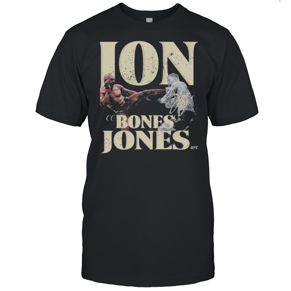 Jon Bones Jones High Kick Ufc Heavyweight Champion Signature T-shirt