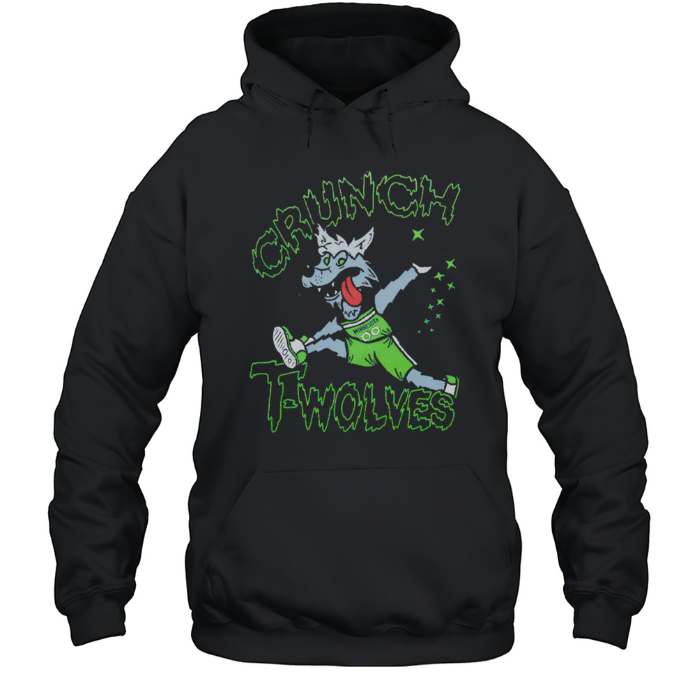 Minnesota Timberwolves Mascot Crunch F-wolves Shirt Unisex Hoodie