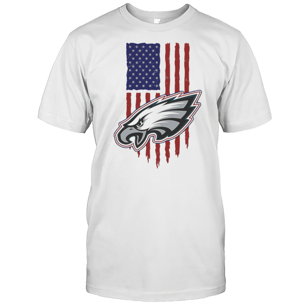 Philadelphia Eagles American Flag Logo Shirt
