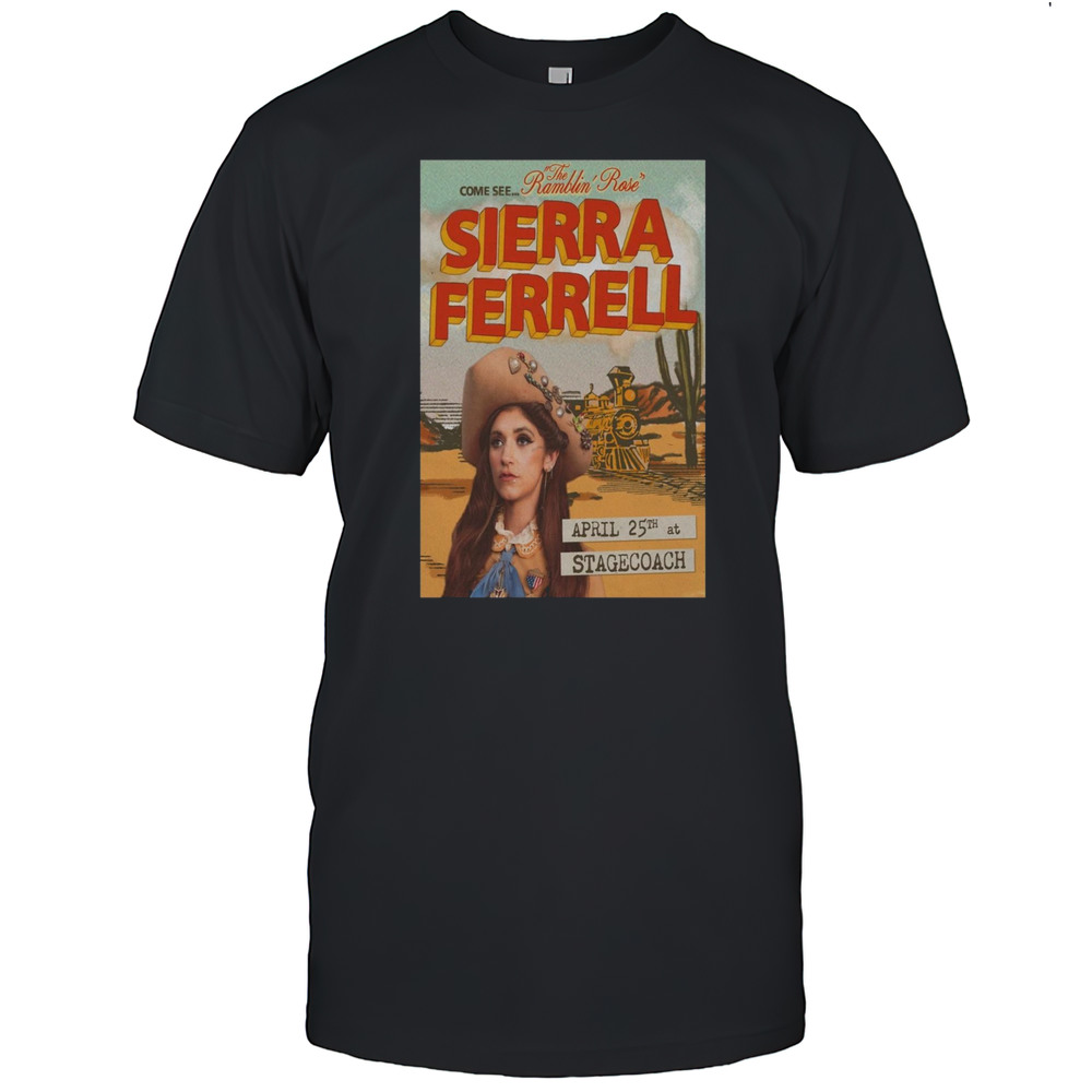 Sierra Ferrell At Empire Polo Field In Indio CA On April 25 2025 Tour T-shirt
