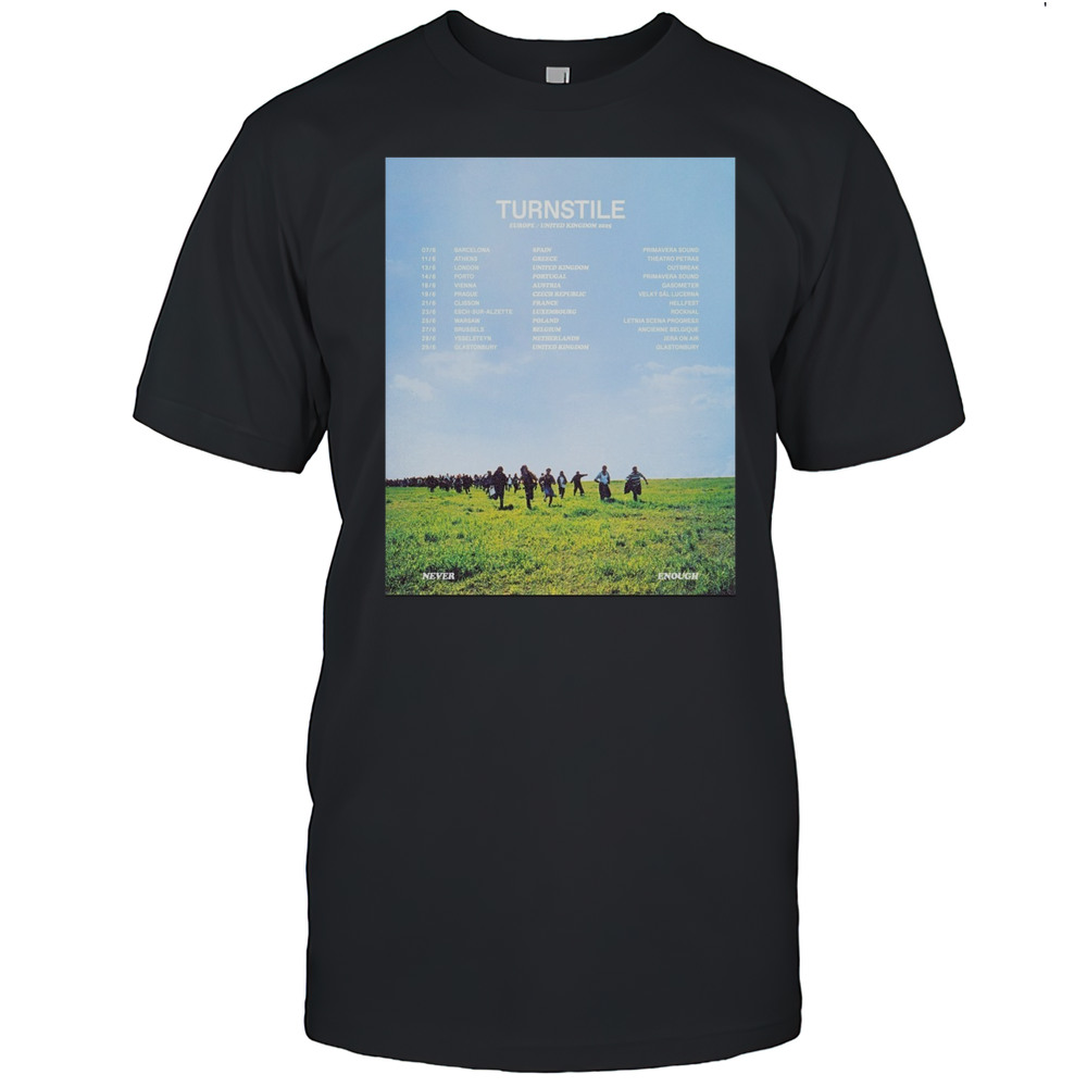 Turnstile Europe United Kingdom Tour 2025 07 6 Barcelona Spain Primavera Sound T-shirt