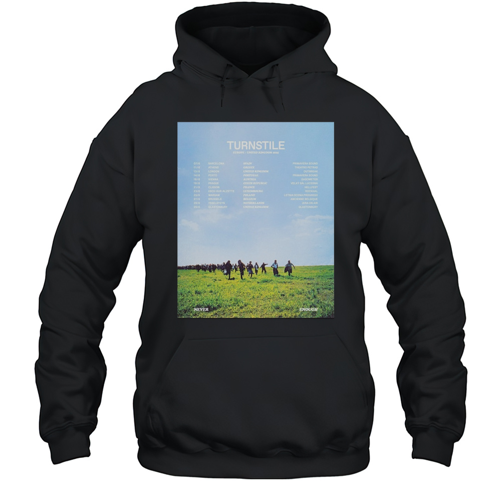 Turnstile Europe United Kingdom Tour 2025 07 6 Barcelona Spain Primavera Sound T-shirt Unisex Hoodie