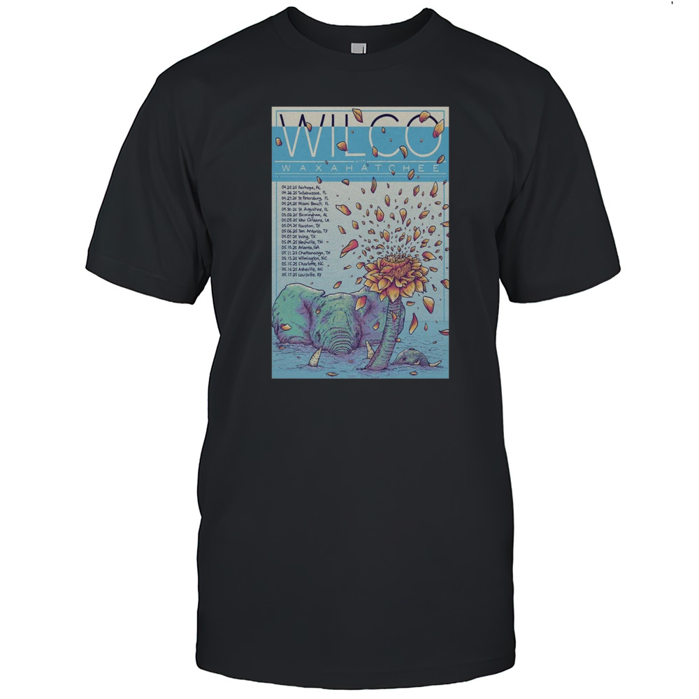 Wilco With Waxahatchee Spring Tour 04.25.25 Fairhope AL 04.26.25 Tallahassee FL T-shirt