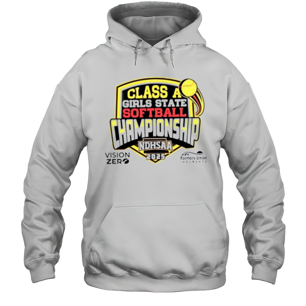 2025 NDHSAA Class A Girls State Softball Championship Shirt Unisex Hoodie