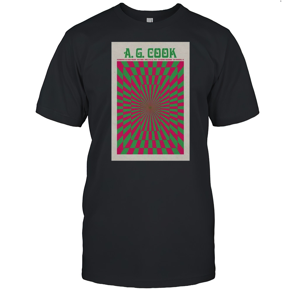 A. G. Cook Regency Ballroom San Francisco CA Apr 24  25 2025 Tour T-shirt