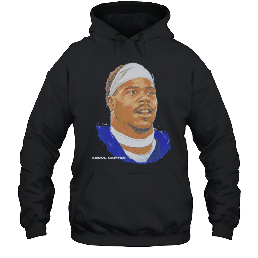 Abdul Carter New York Giants Portrait Shirt Unisex Hoodie