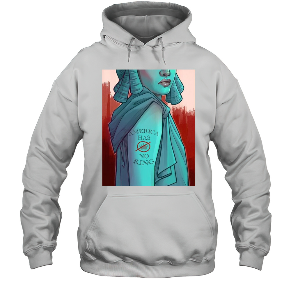 America Has No King 2025 Shirt Unisex Hoodie