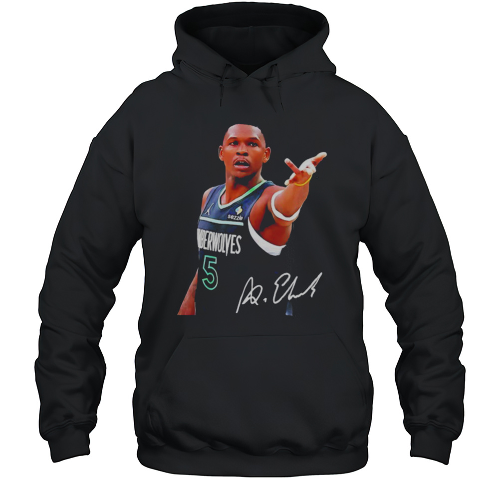 Anthony Edwards Minnesota Timberwolves Signature Graphic Shirt Unisex Hoodie