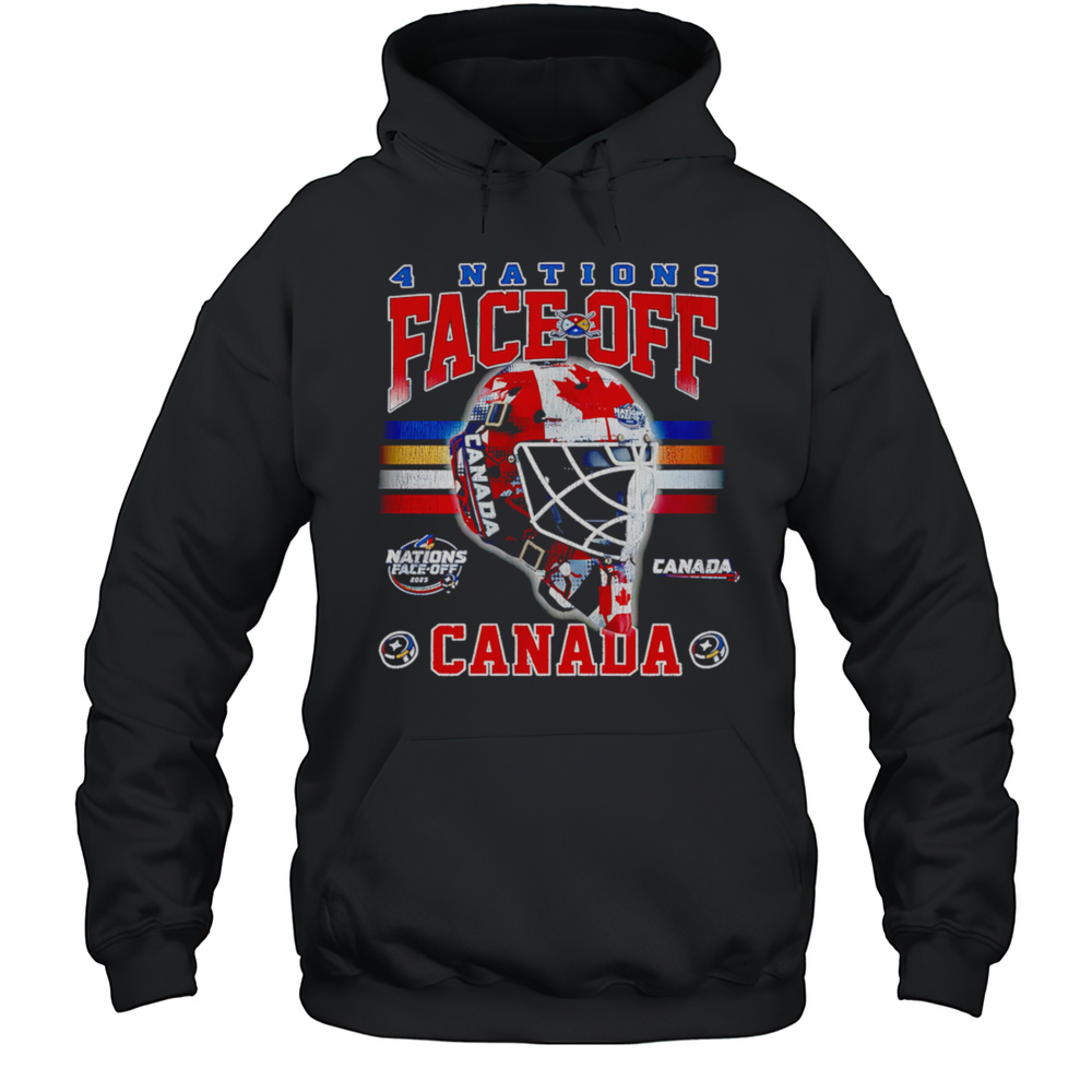 Canada 2025 4 Nations Face-Off Goalie Mask Shirt Unisex Hoodie