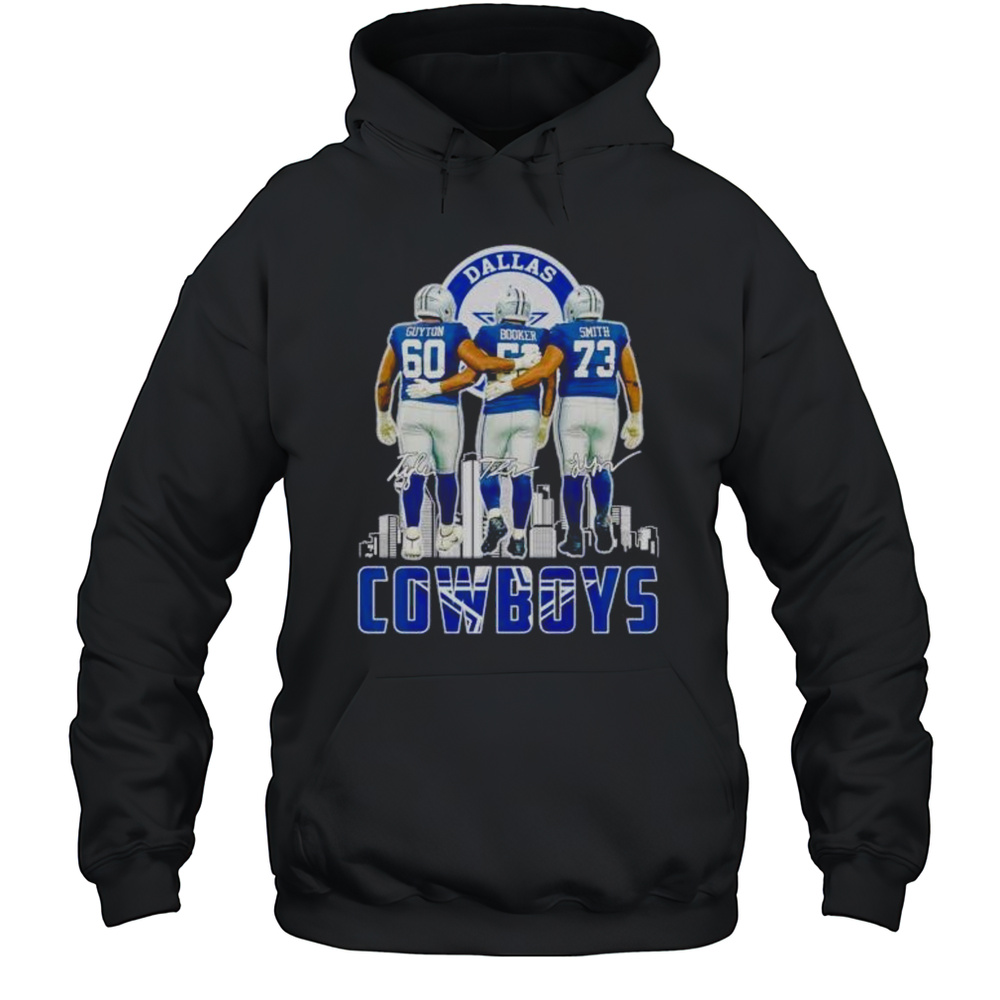 Dallas Cowboys Guyton Booker Smith Signatures Shirt Unisex Hoodie
