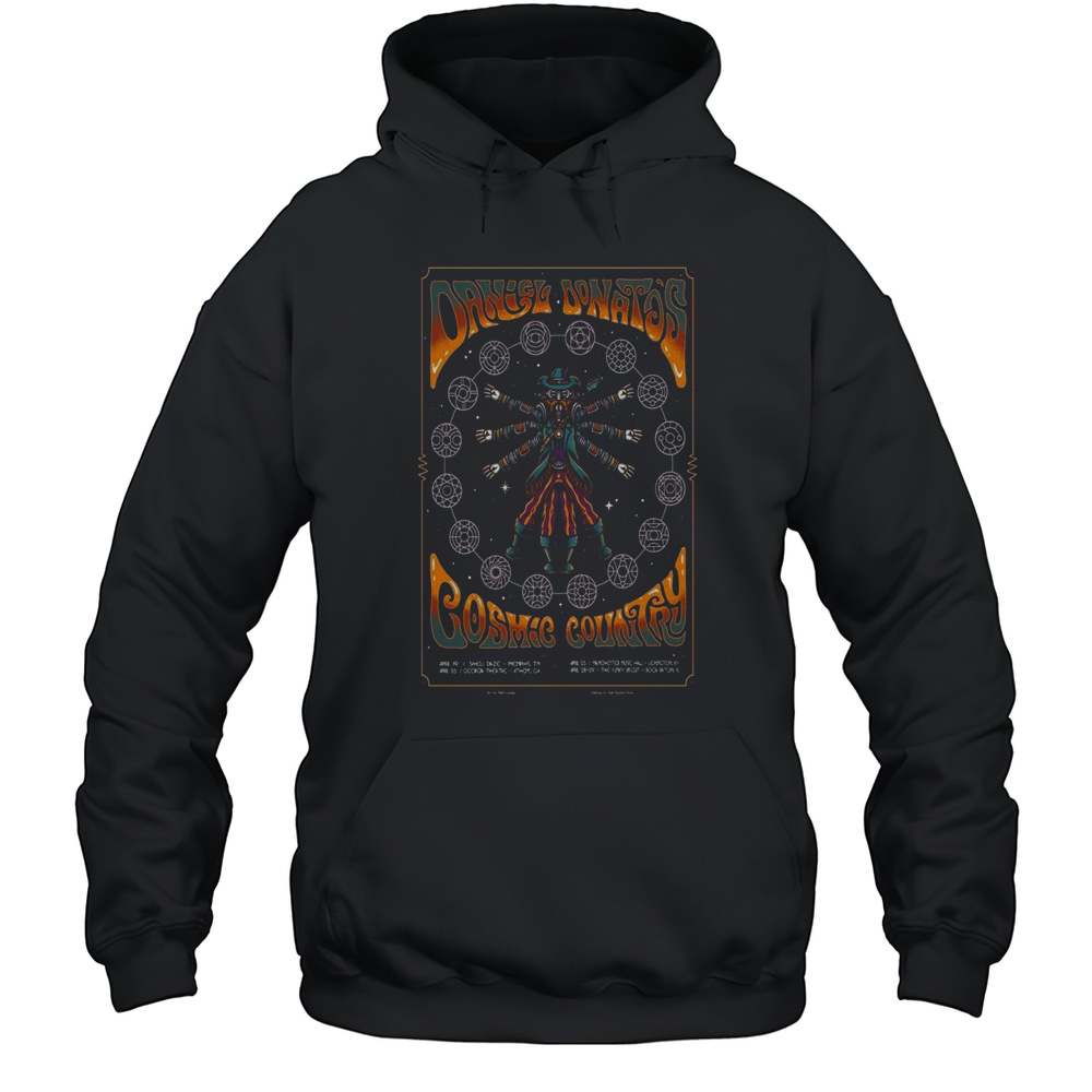 Daniel Donato And Cosmic Country Tour April 2025 Shirt Unisex Hoodie