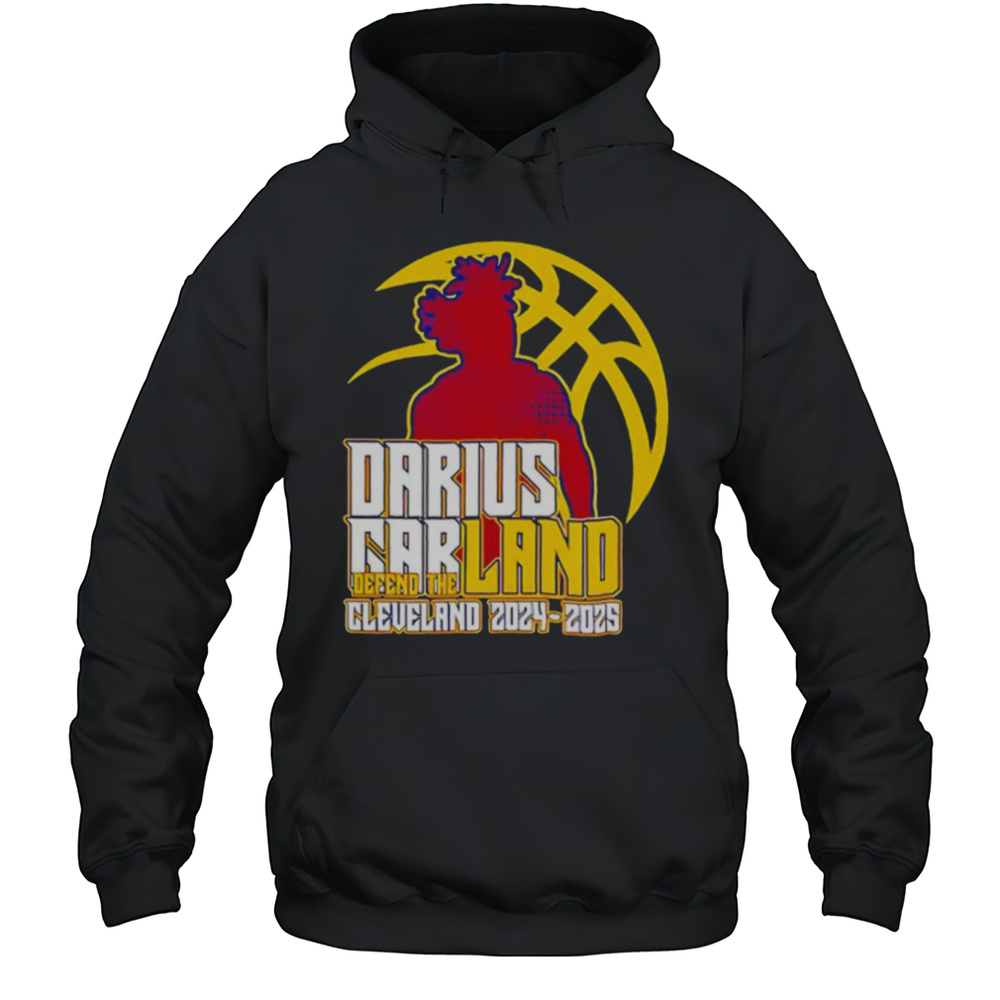Darius Garland Defend The Land 2024 2025 Cleveland Cavaliers Shirt Unisex Hoodie