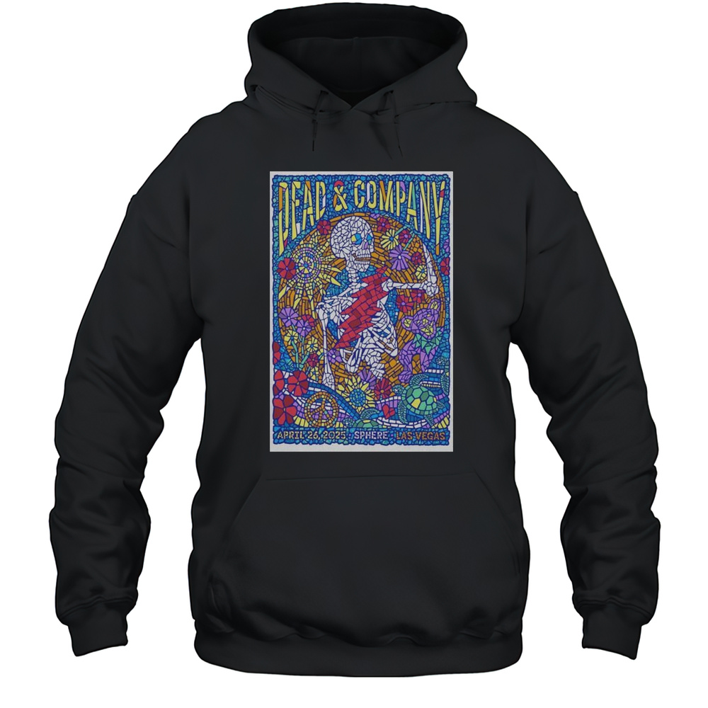 Dead  Company At Sphere In Las Vegas NV On Apr 26 2025 Tour T-shirt Unisex Hoodie