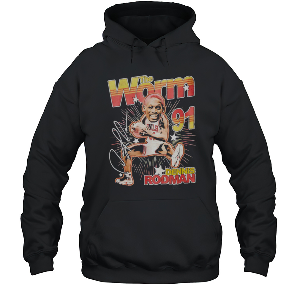 Dennis Rodman The Worm Big Head Signature Shirt Unisex Hoodie