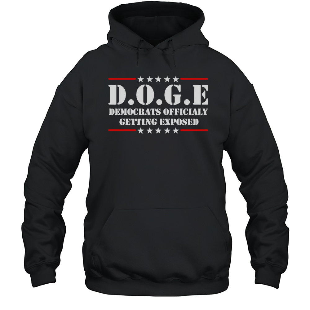 Doge Democrats Ly Getting Exposed T-shirt Unisex Hoodie