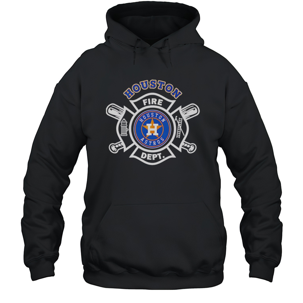 Fire Dept Houston Astros Baseball Shirt Unisex Hoodie