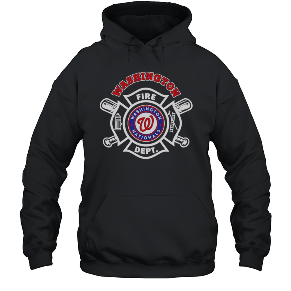 Fire Dept Washington Nationals Baseball Shirt Unisex Hoodie