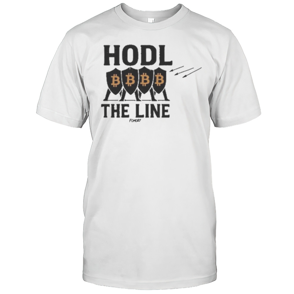 Hodl The Line Bitcoin Warrior T-shirt