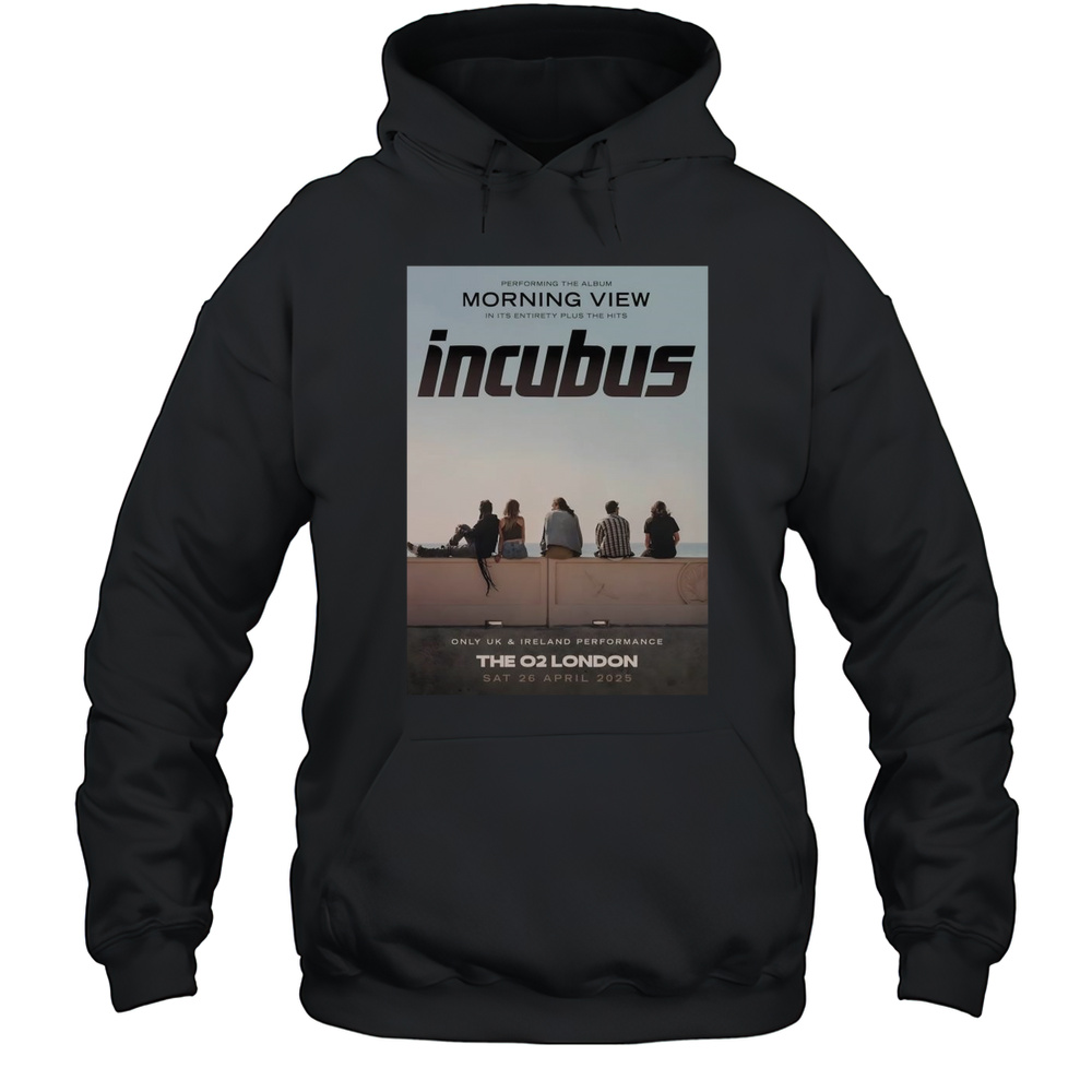 Incubus Morning View 2025 World Tour LOndon The O2 Arena 26 April 2025 Shirt Unisex Hoodie