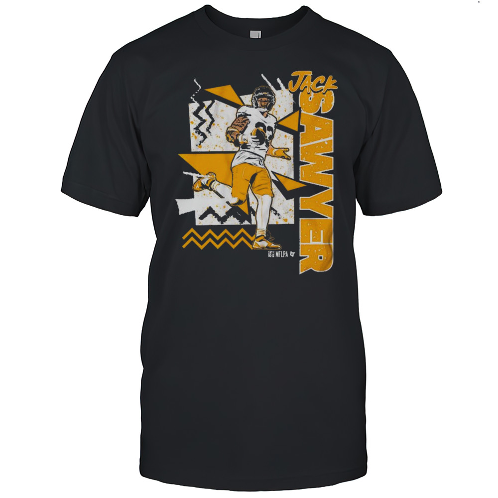 Jack Sawyer Pittsburgh Steelers 90s Style NFL Draft 2025 Vintage T-shirt