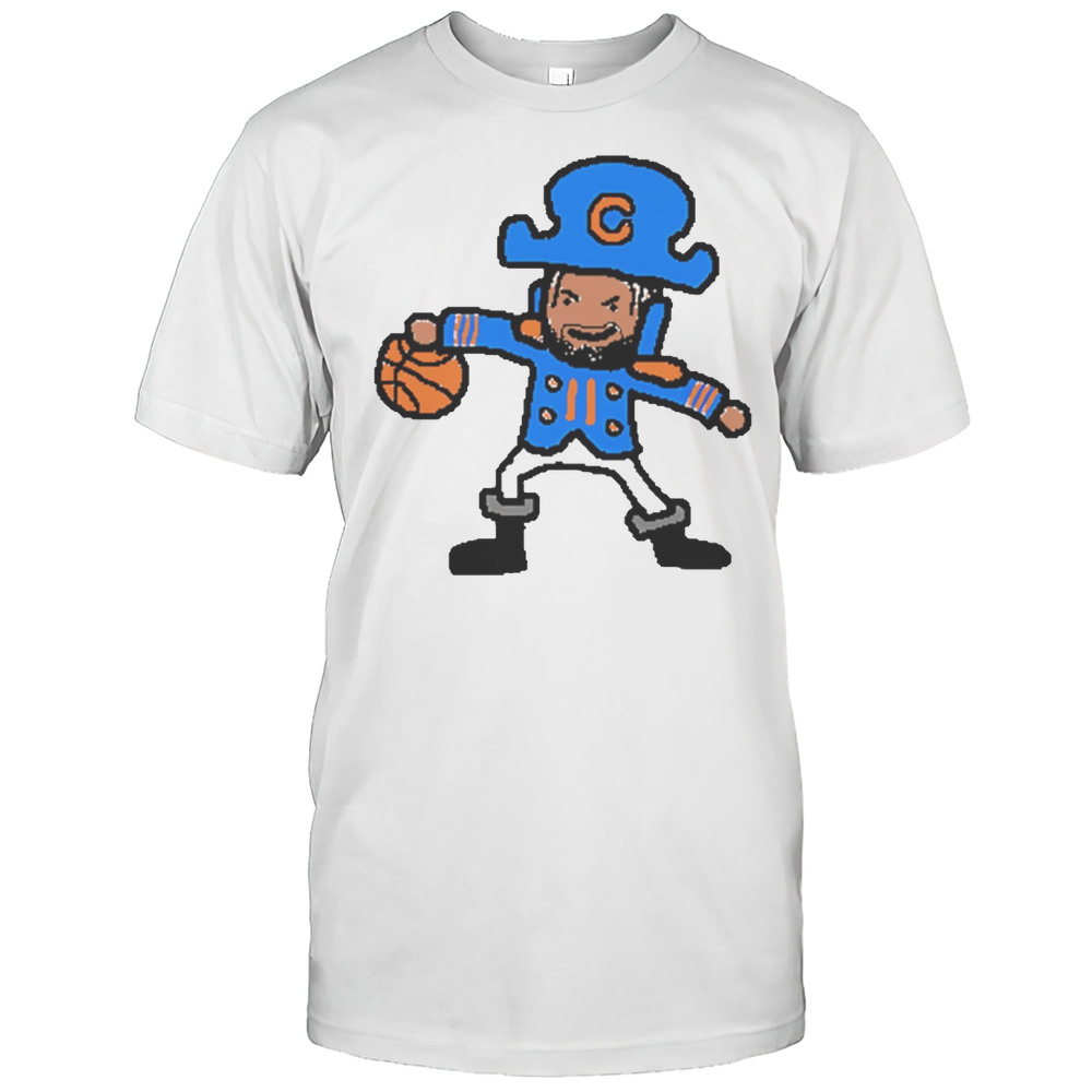 Jalen Brunson Captain Clutch Cartoon Shirt