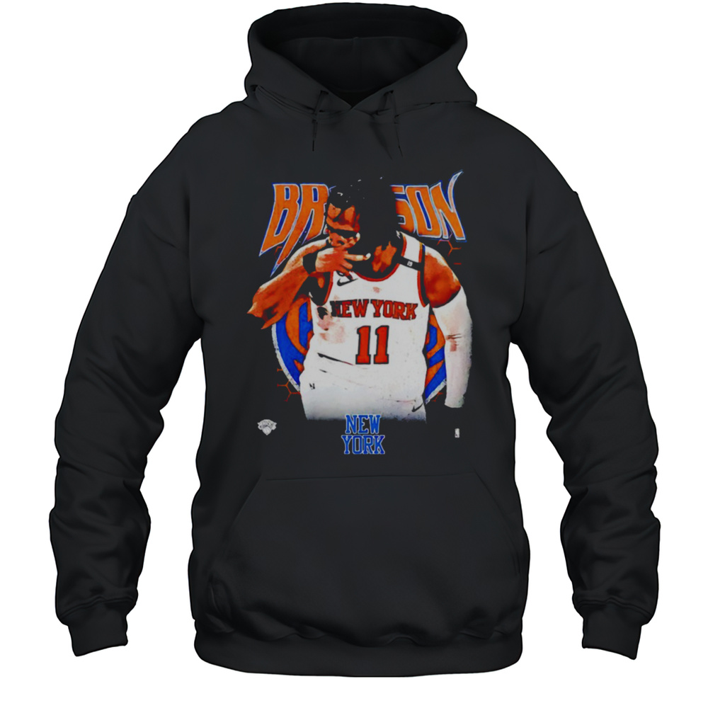 Jalen Brunson NY Knicks Player Collage Shirt Unisex Hoodie