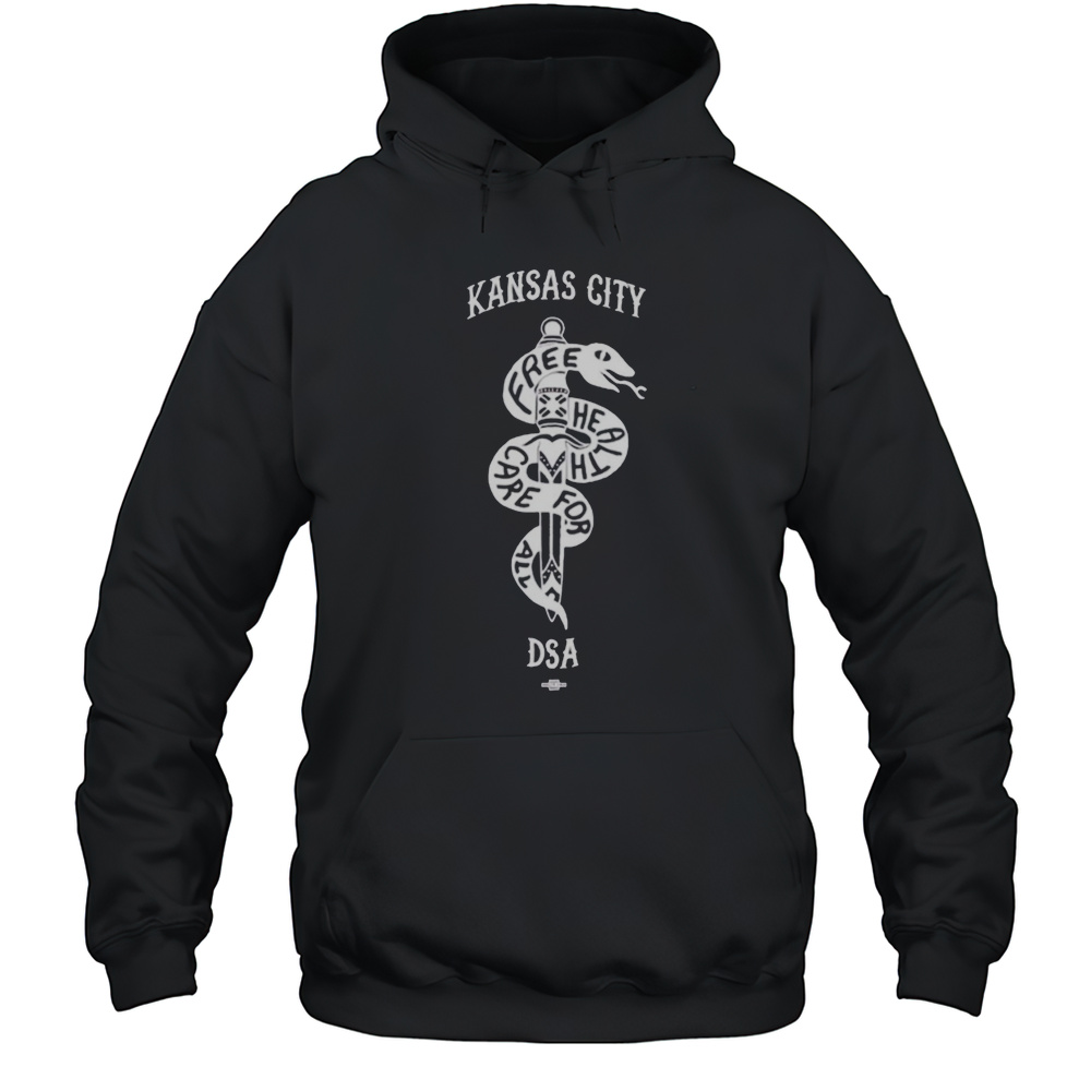 Kansas City DSA Free Health Care For All Shirt Unisex Hoodie