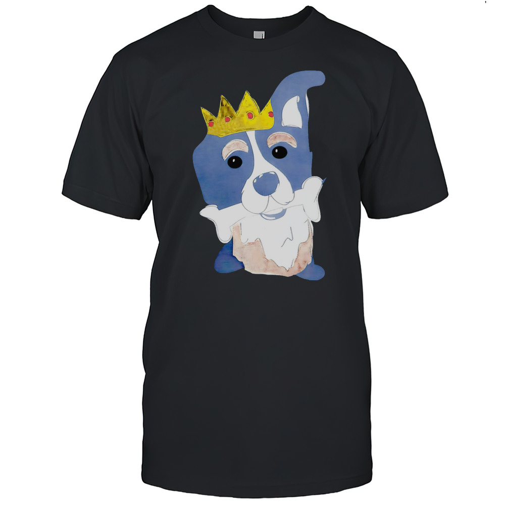 King Dog Chews Bones Cartoon Shirt