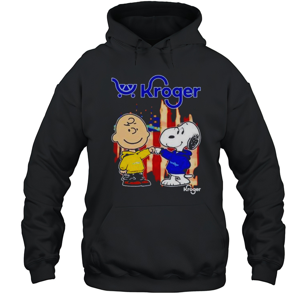 Kroger Charlie Brown And Snoopy Shirt Unisex Hoodie