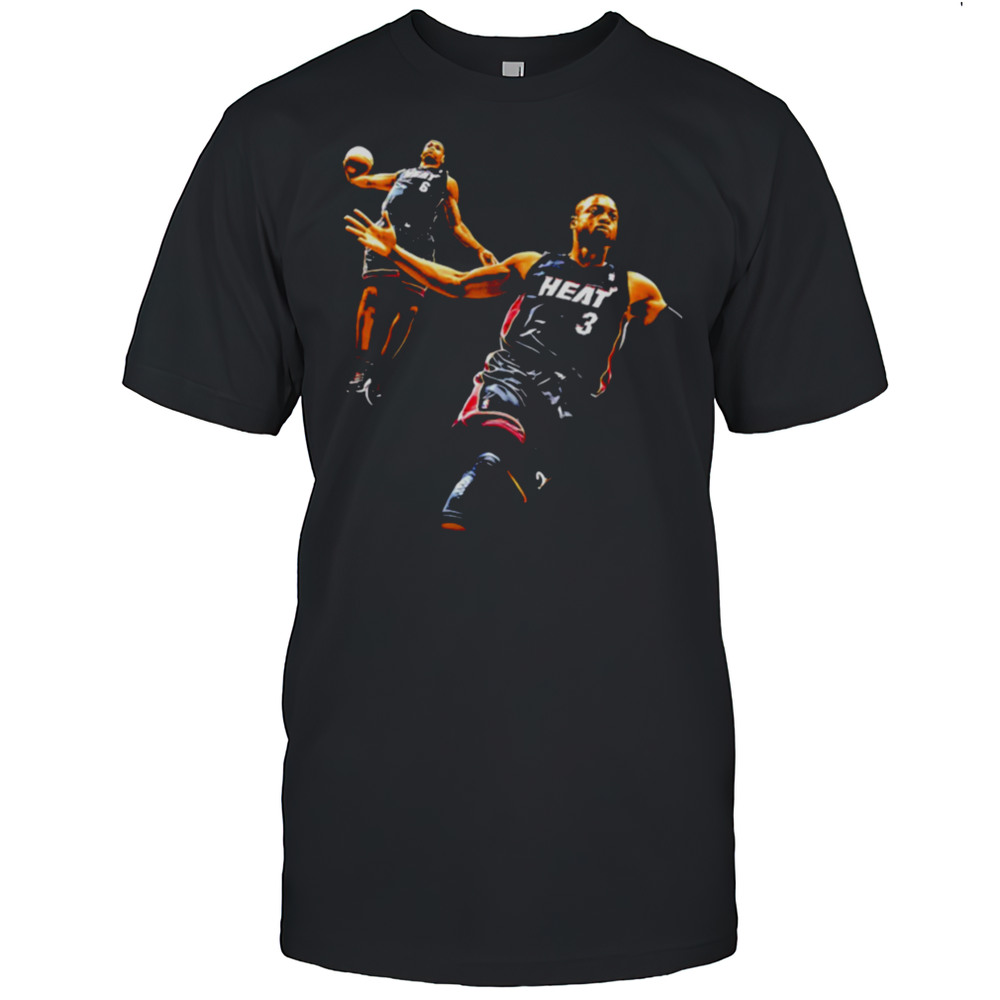 Lebron James X Dwayne Wade Graphic Shirt