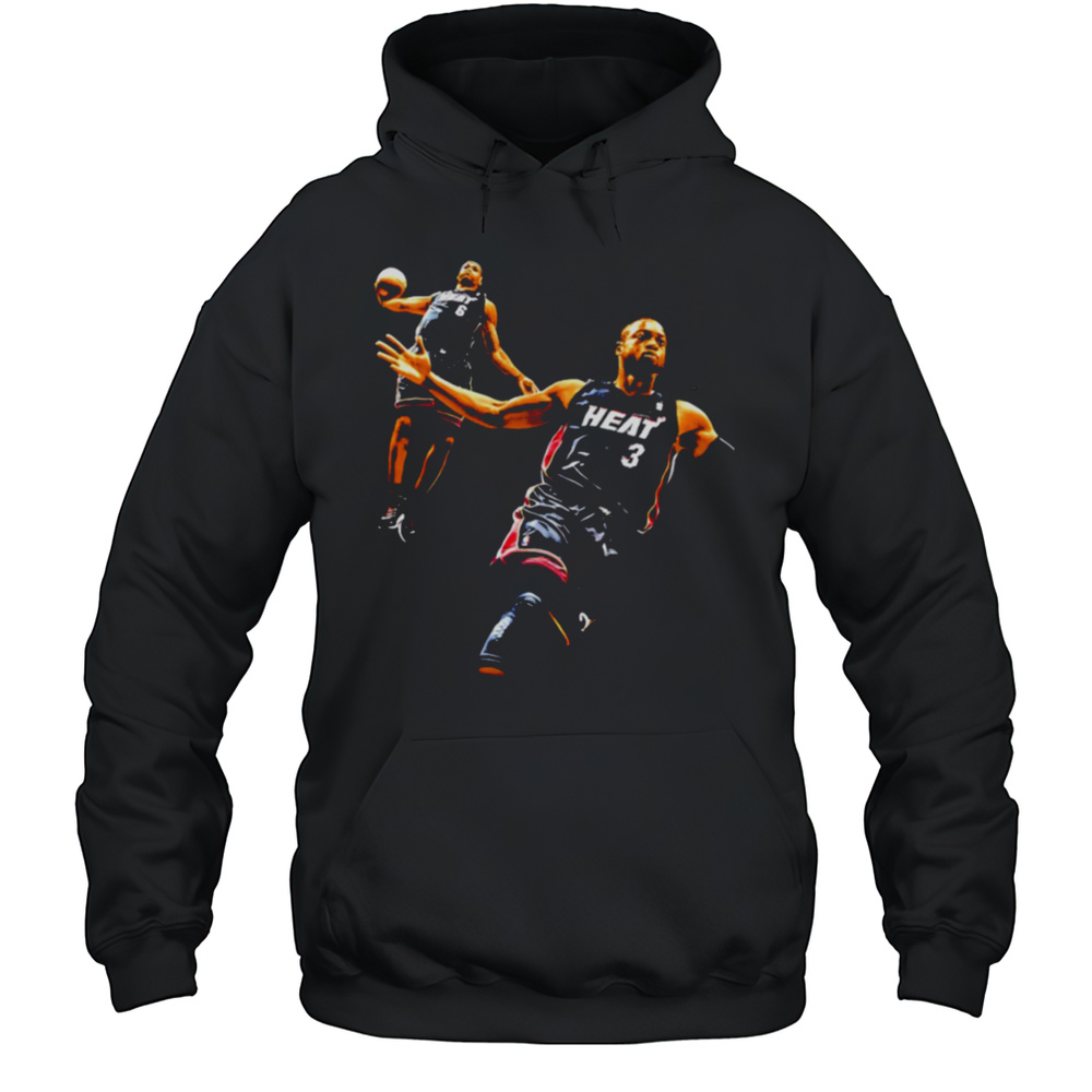 Lebron James X Dwayne Wade Graphic Shirt Unisex Hoodie