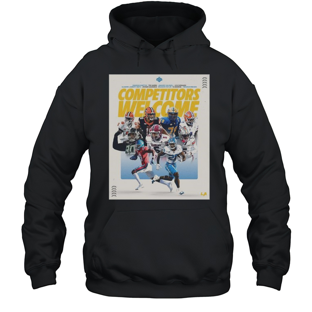 Los Angeles Chargers 2025 NFL Draft Welcome Oronde Gadsden II Branson Taylor  Omarion Hampton T-shirt Unisex Hoodie