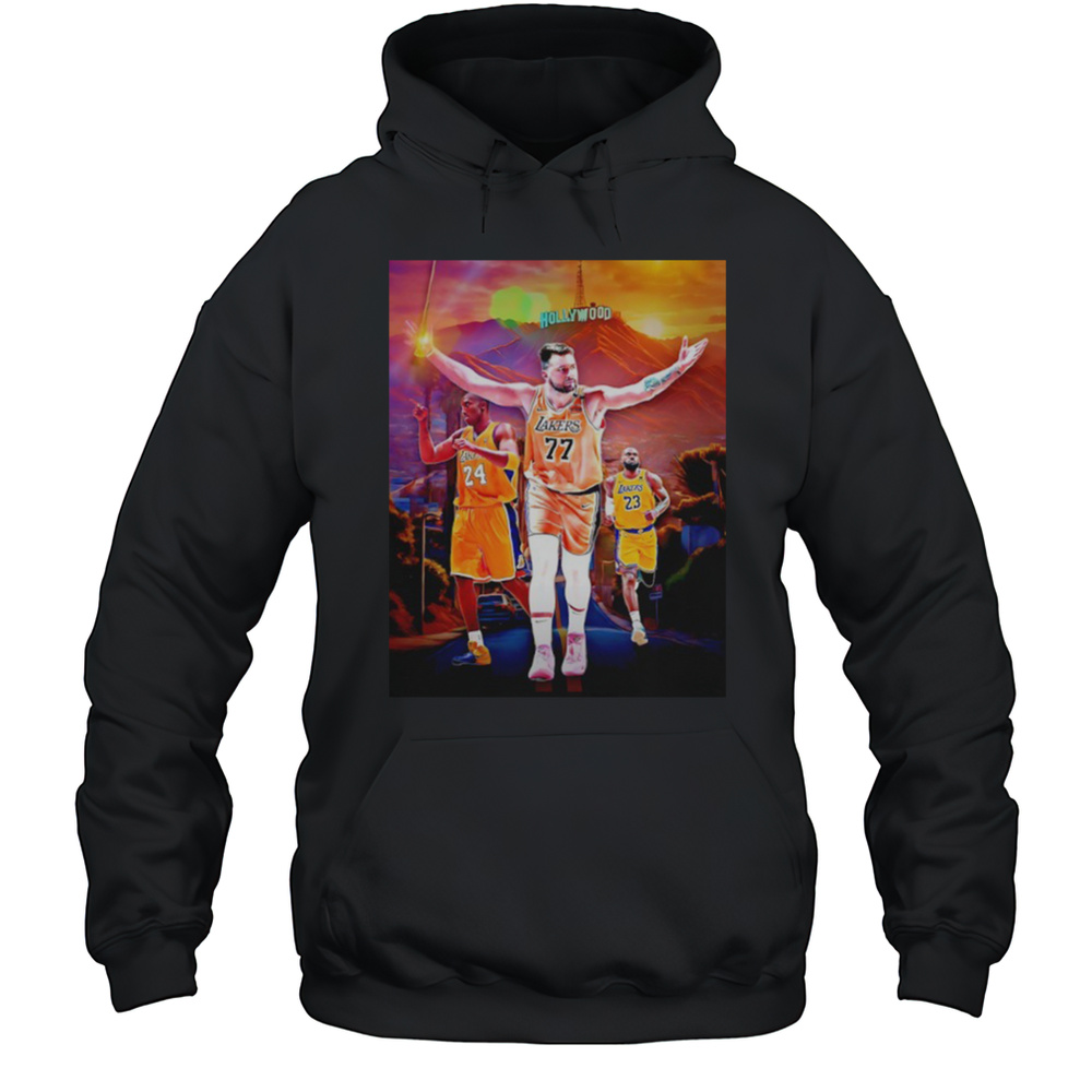 Luka Doncic The Most PPG In Lakers Playoff History Shirt Unisex Hoodie