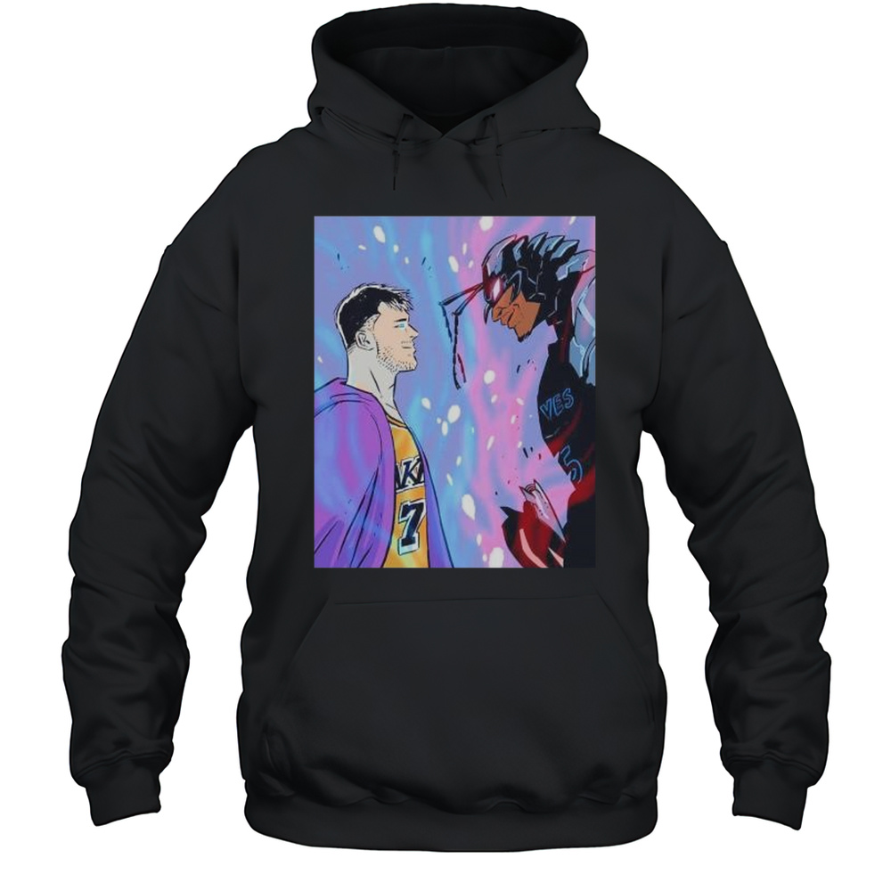 Luka Doncic Vs Anthony Edwards X Solo Leveling Shirt Unisex Hoodie