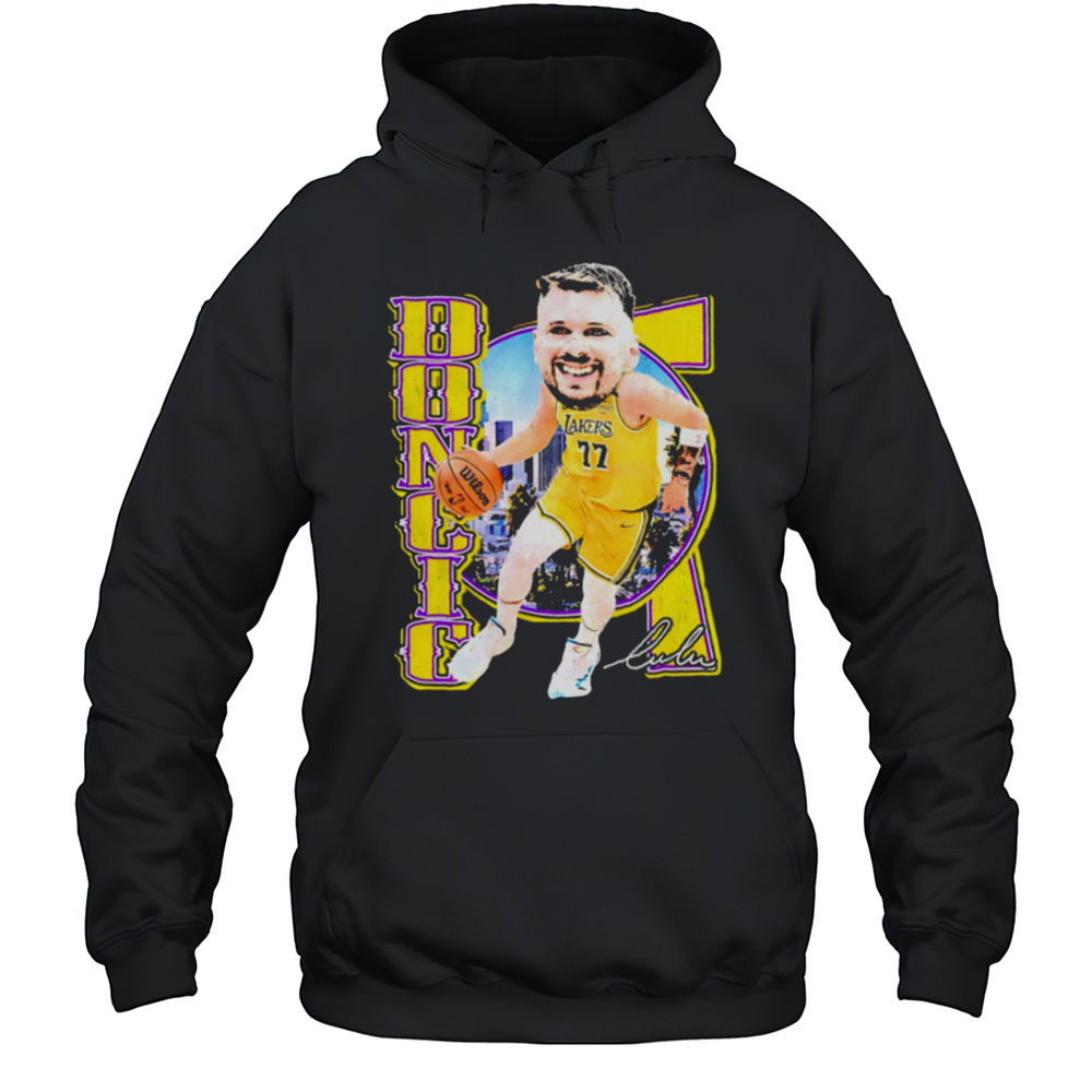 Luka Doni Los Angeles Lakers Big Head Signature Shirt Unisex Hoodie