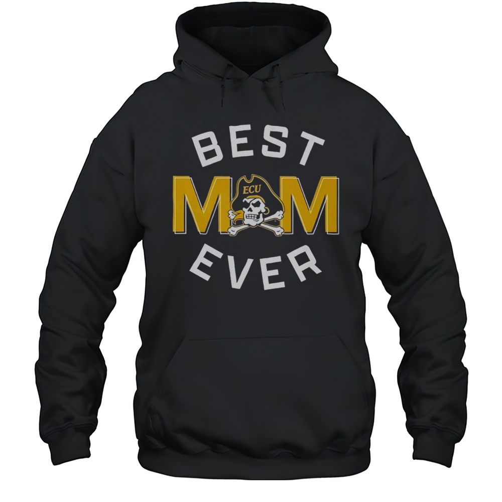 Official East Carolina Pirates Best Mom Ever T-Shirt Unisex Hoodie