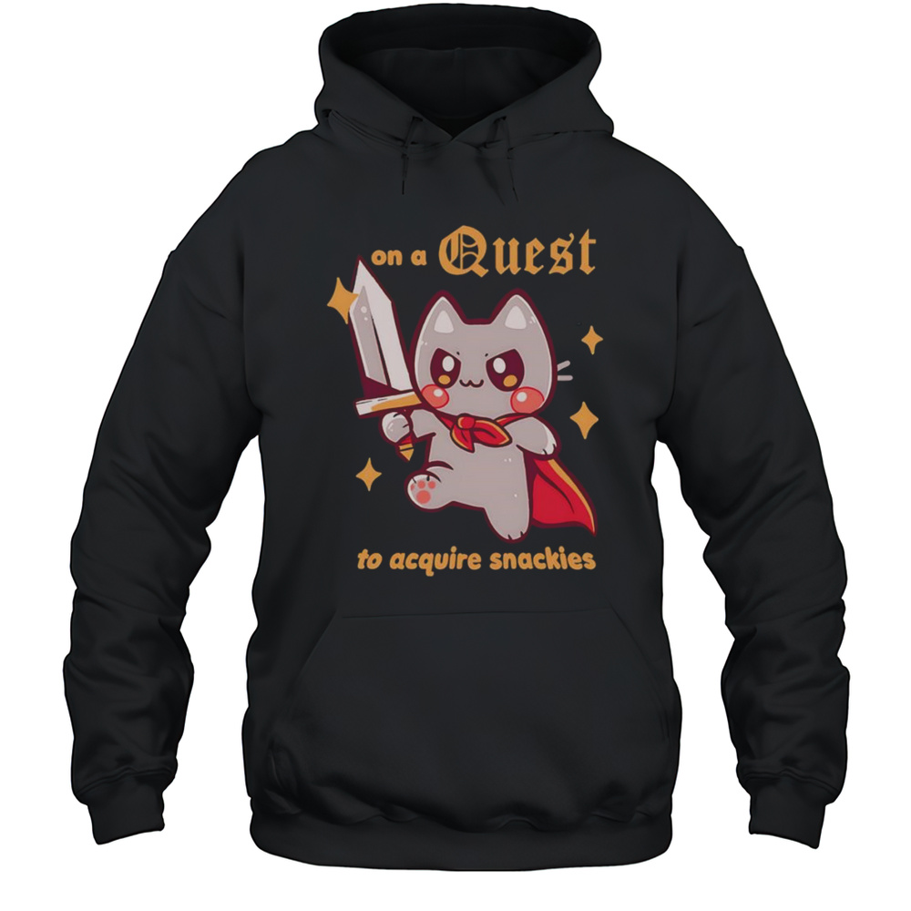 On A Quest To Acquire Snackies Shirt Unisex Hoodie
