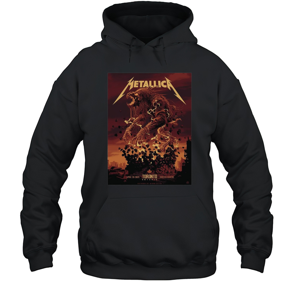 Poster Metallica M72 Tonight In Toronto April 26 2025 Rogers Centre T-shirt Unisex Hoodie
