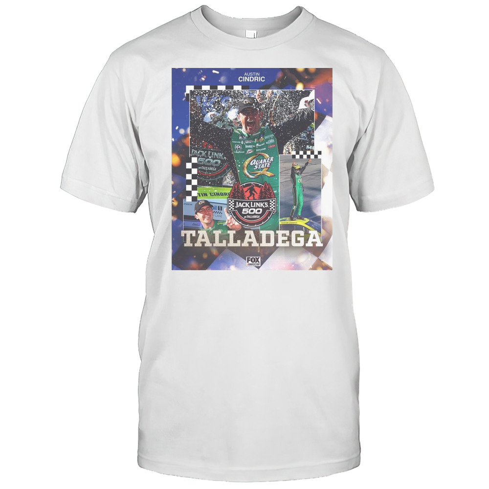 Poster NASCAR Austin Cindric Scores His Third Career Cup Series Jack Links 500 At Talladega T-shirt