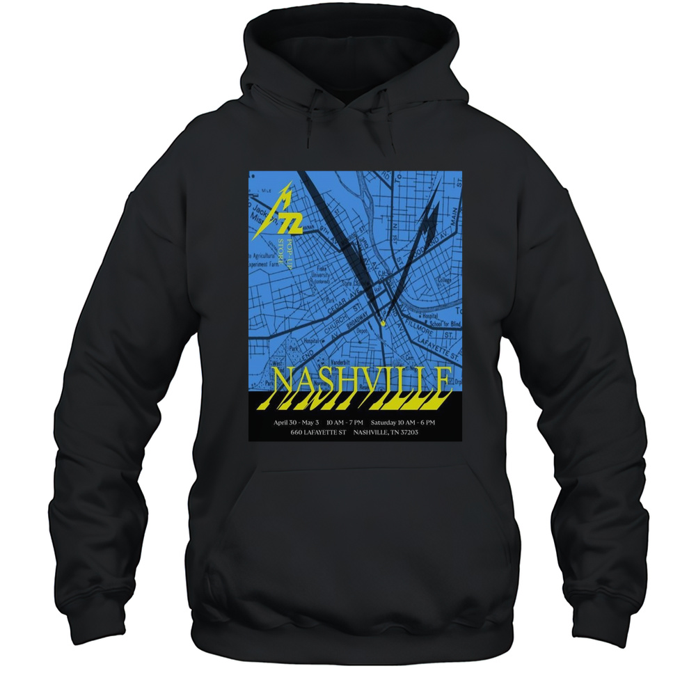 Poster Nashville April 30  May 3 660 Lafayette ST Saturday 10 Nashville TN T-shirt Unisex Hoodie