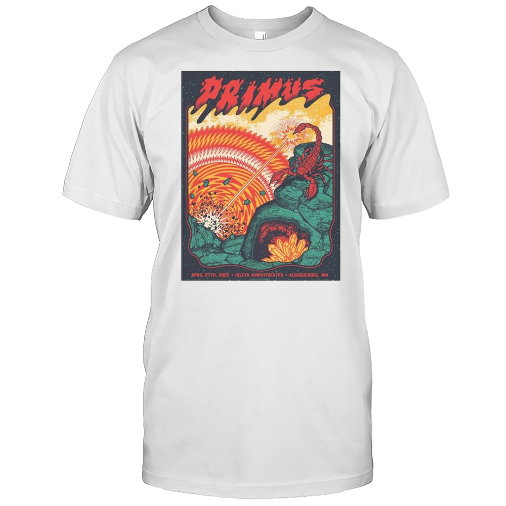 Primus PM Isleta Amphitheater Apr 27 2025 Albuquerque NM T-shirt