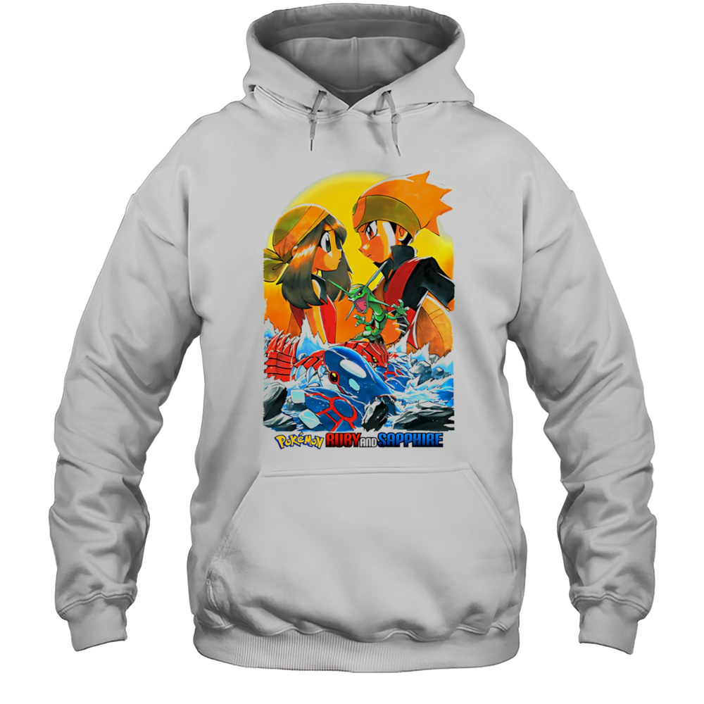 Ruby And Sapphire Pokemon Shirt Unisex Hoodie