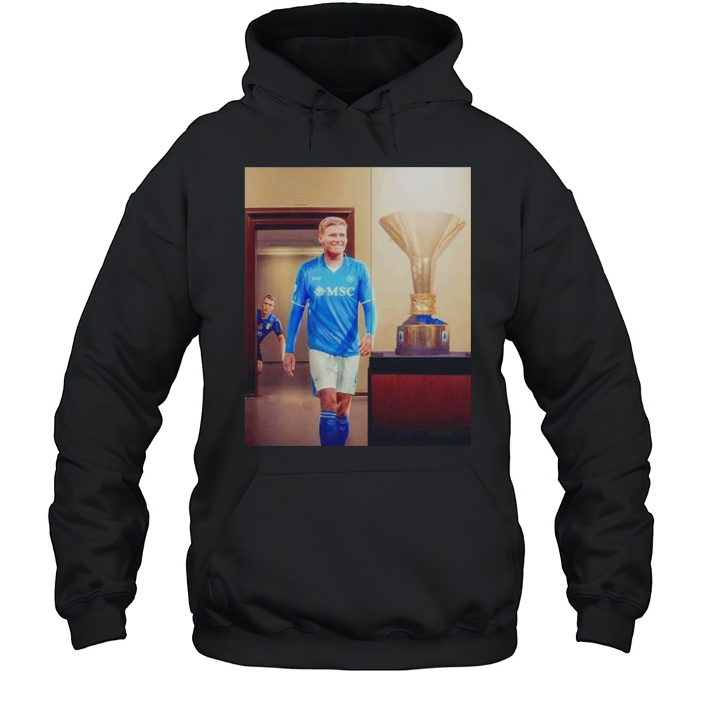 Scott McTominay SSC Napoli 2025 Serie A Season Shirt Unisex Hoodie