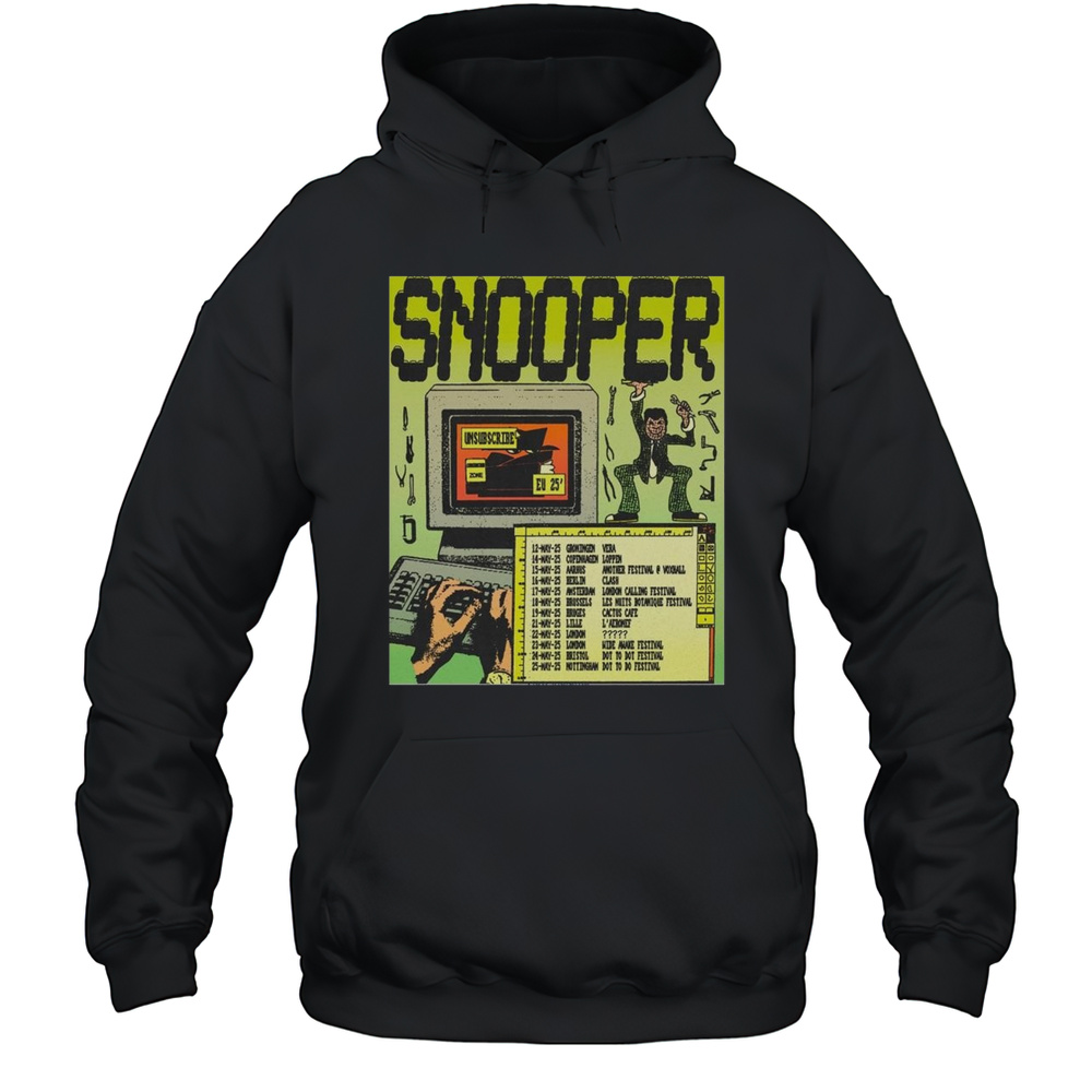 Snooper EU 2025 Tour Shirt Unisex Hoodie