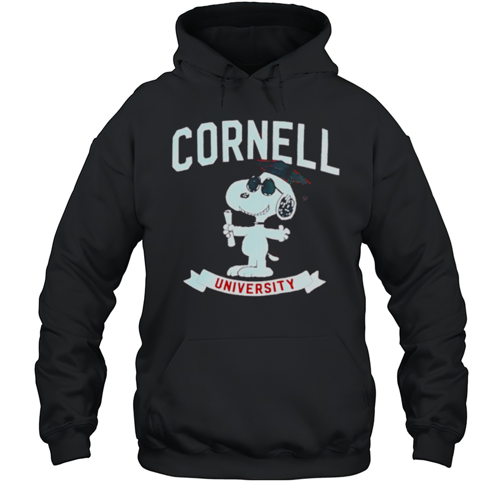Snoopy Grad Cornell University Shirt Unisex Hoodie