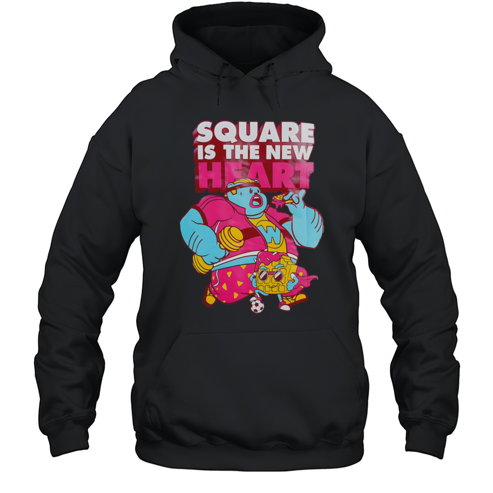 Square Is The New Heart Shirt Unisex Hoodie