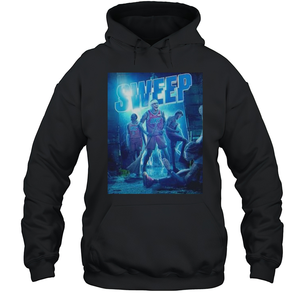 Sweep Oklahoma City Thunder Game 4 Win Memphis Grizzlies Player Shirt Unisex Hoodie