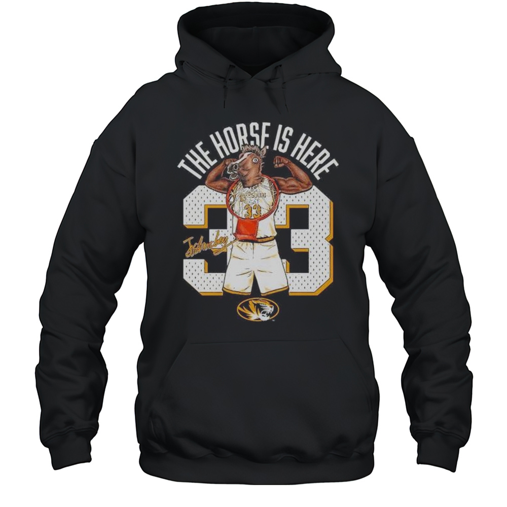 The Horse Is Here No 33 Joshua Gray Missouri Tigers Shirt Unisex Hoodie
