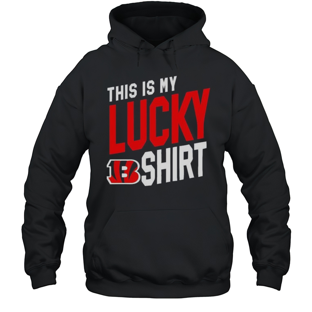 This Is My Lucky Cincinnati Bengals Shirt Unisex Hoodie